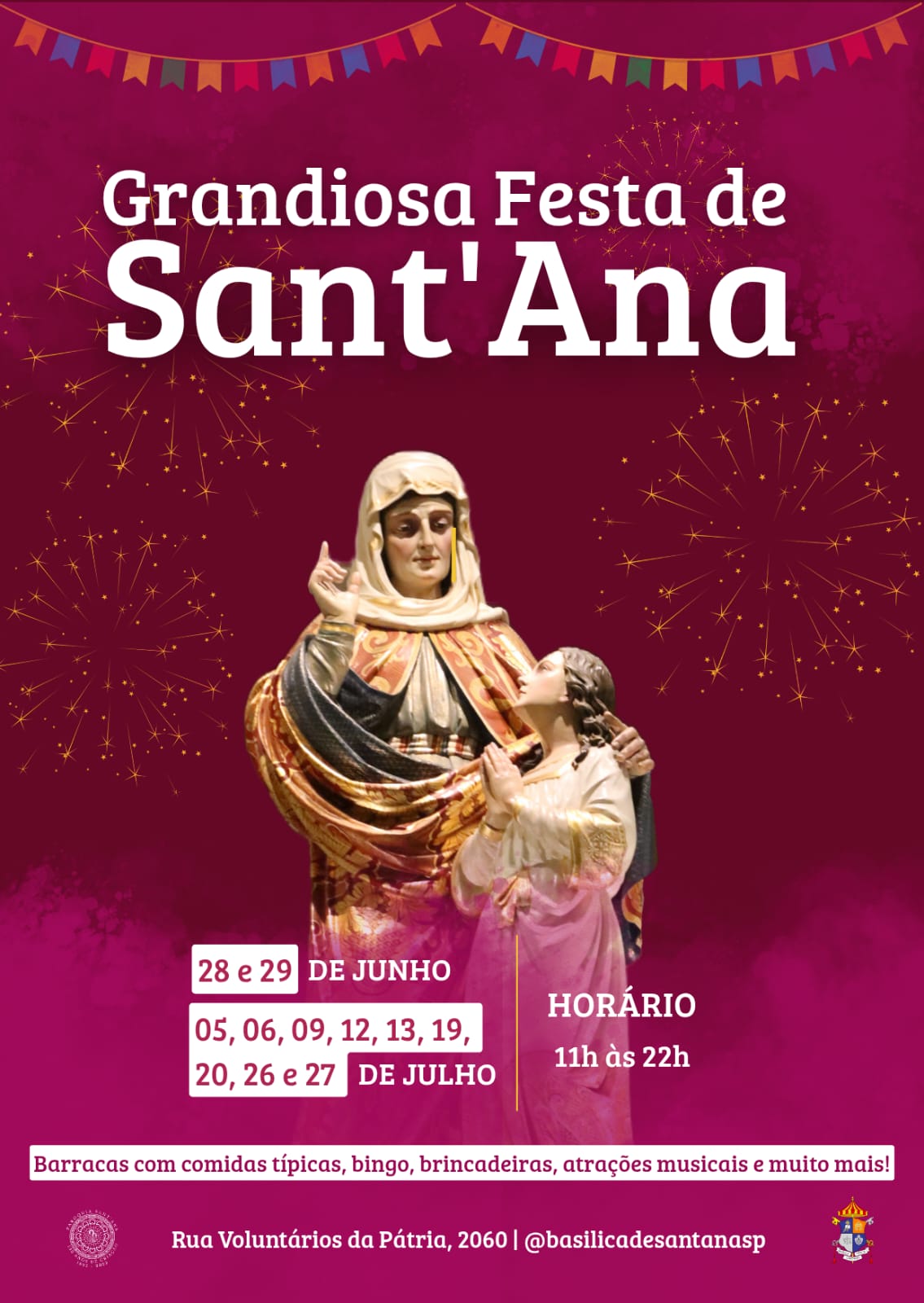 Cartaz Festa Sant'Ana